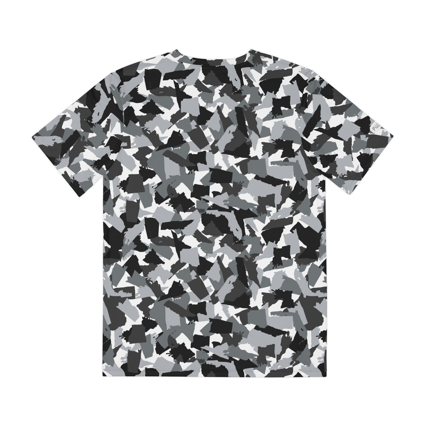 BLACK AND GREY Polyester Tee