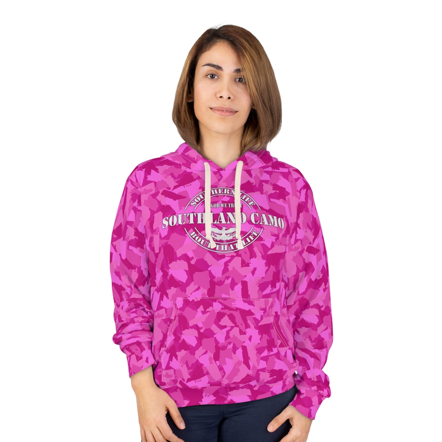 Pink Southland Camo - Pullover Hoodie