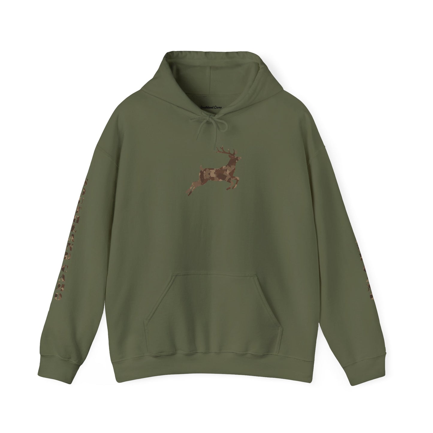 Camo deer Hooded Sweatshirt