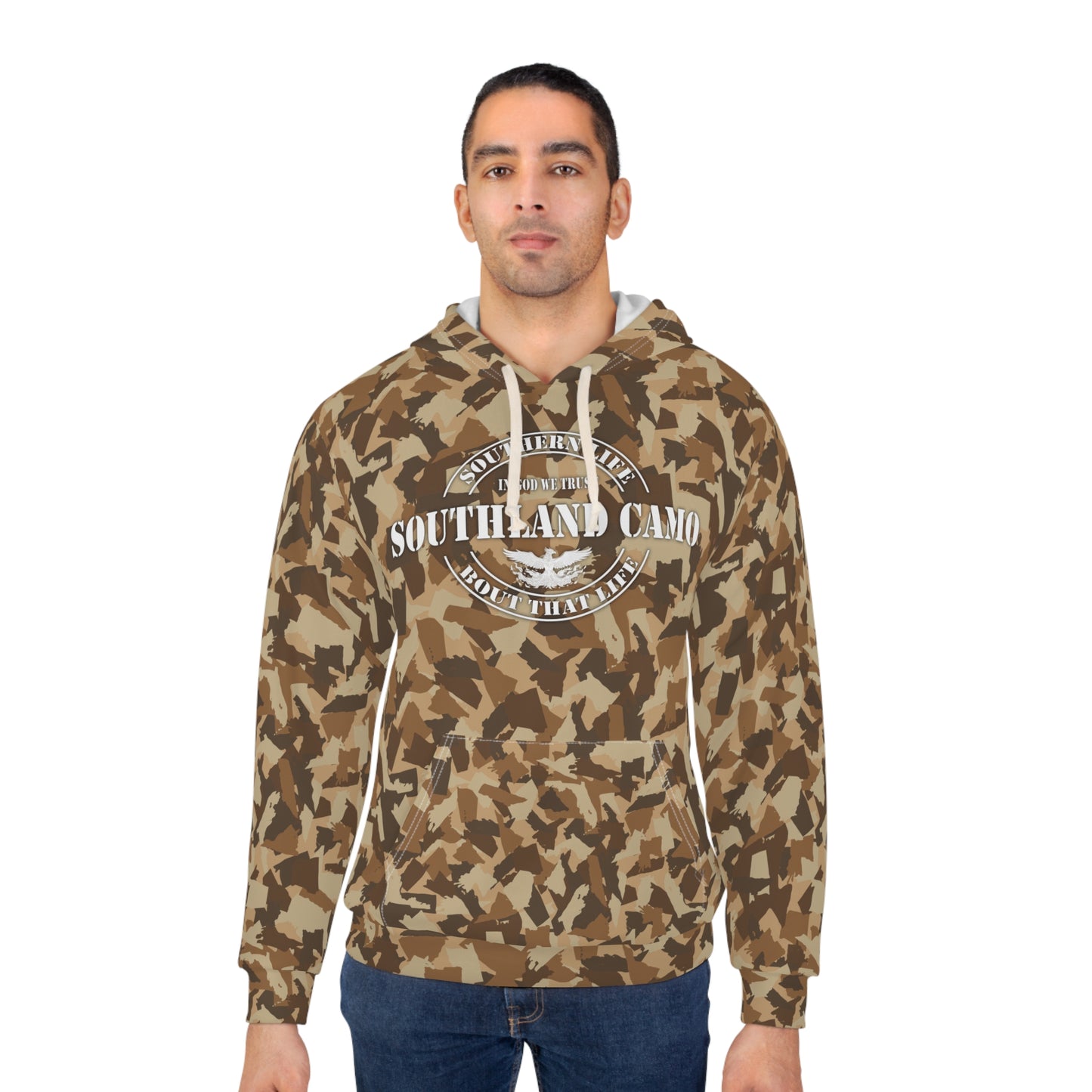 Brown Southland Camo - Pullover Hoodie