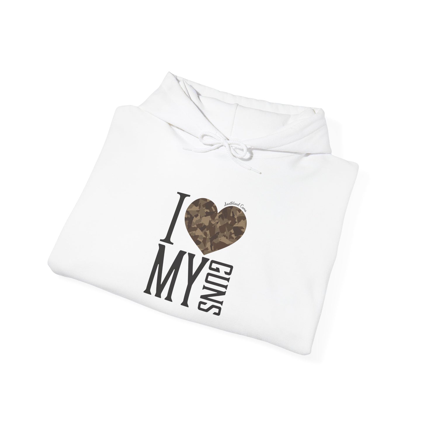 I Heart My Guns Hooded Sweatshirt