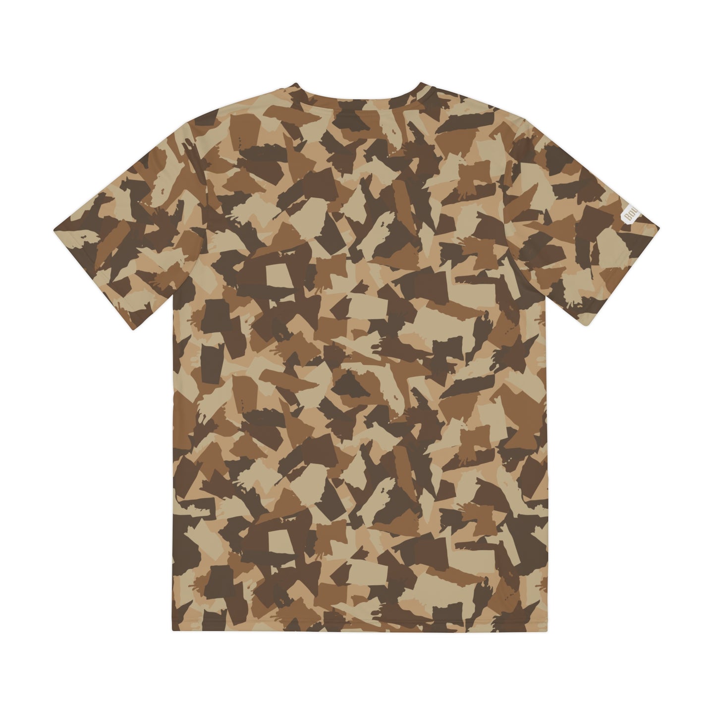 Brown Southland Camo Polyester Tee