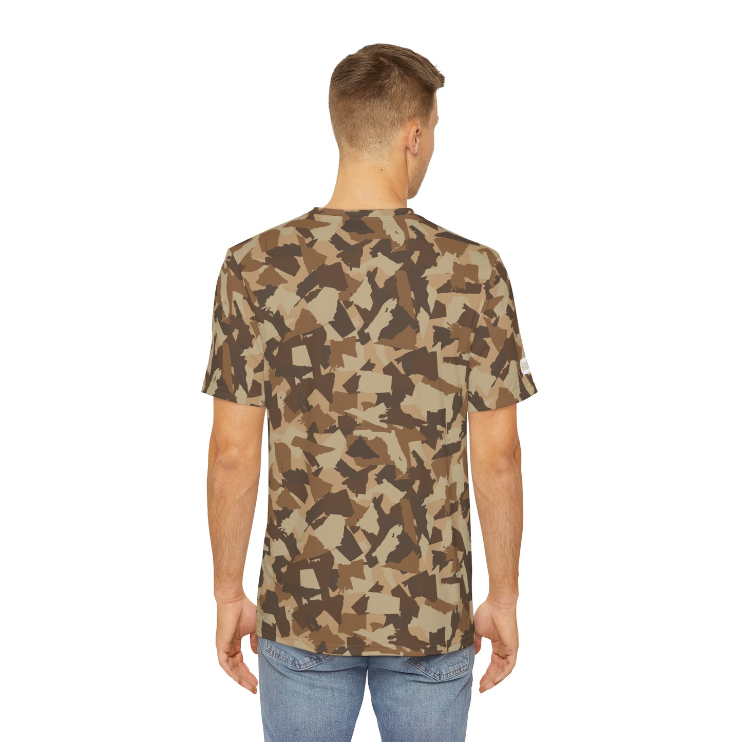 Brown Southland Camo Polyester Tee