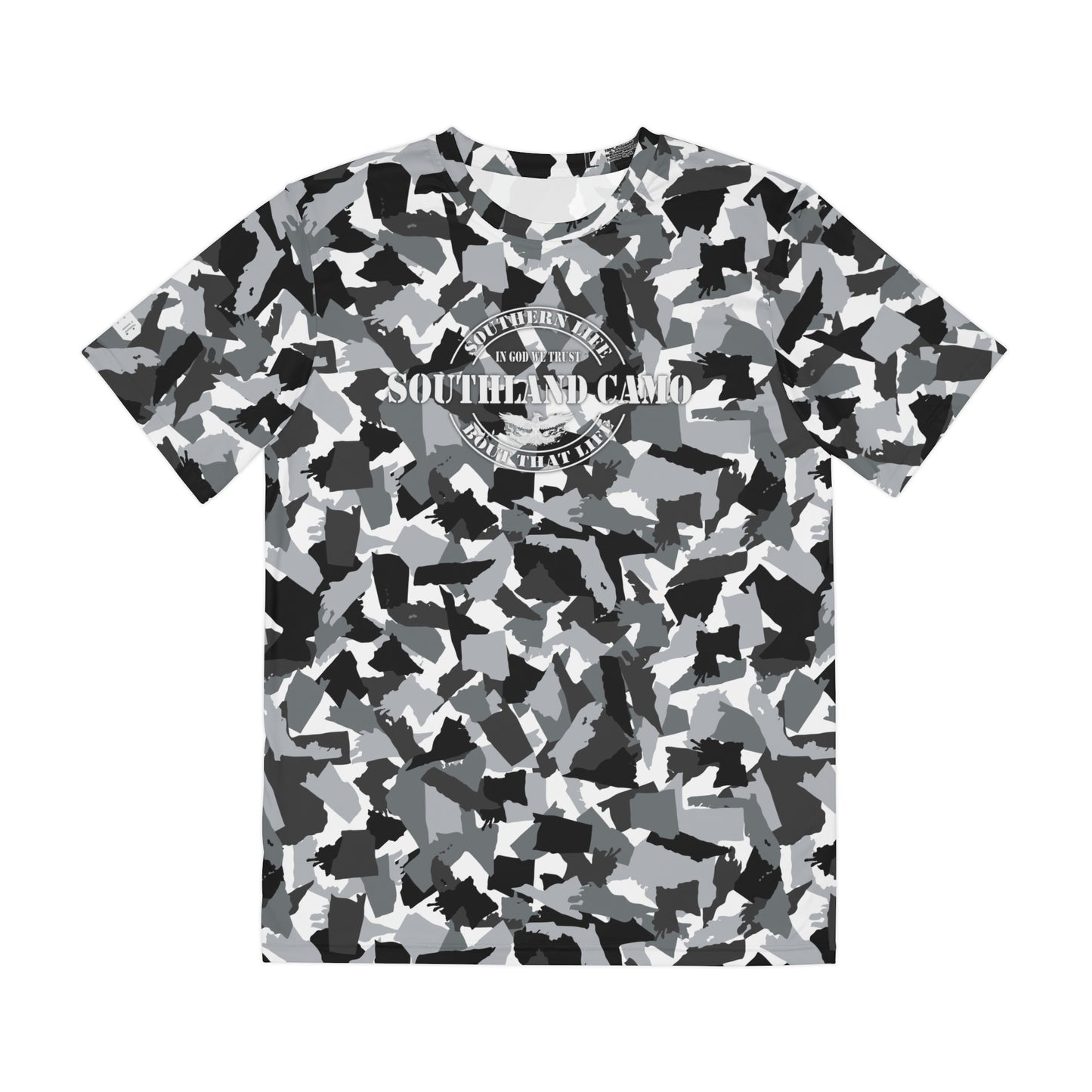 BLACK AND GREY Polyester Tee