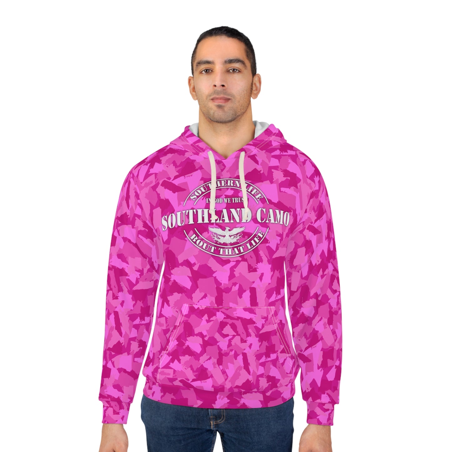 Pink Southland Camo - Pullover Hoodie