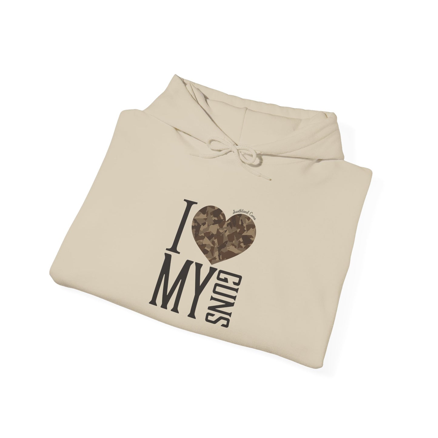 I Heart My Guns Hooded Sweatshirt