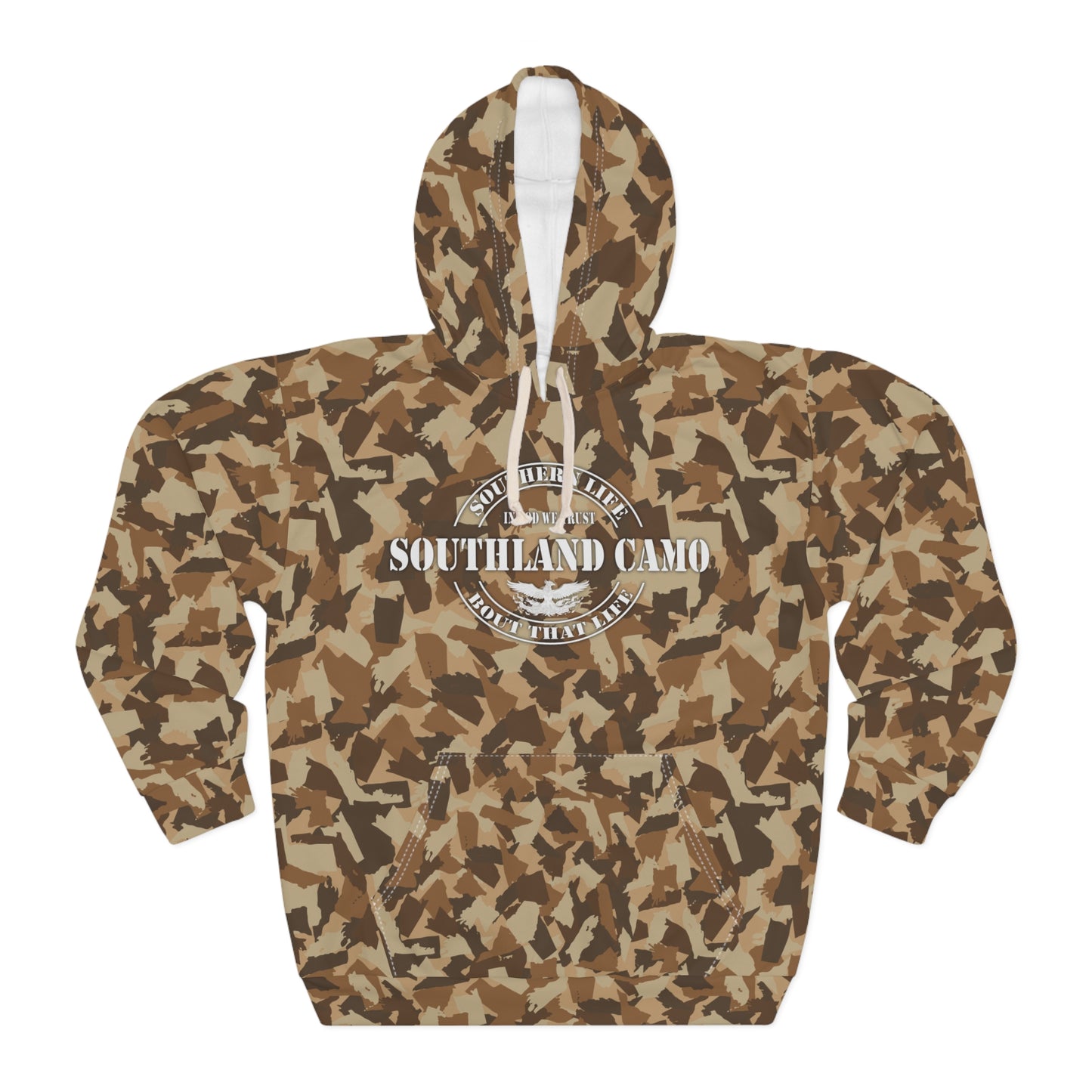 Brown Southland Camo - Pullover Hoodie