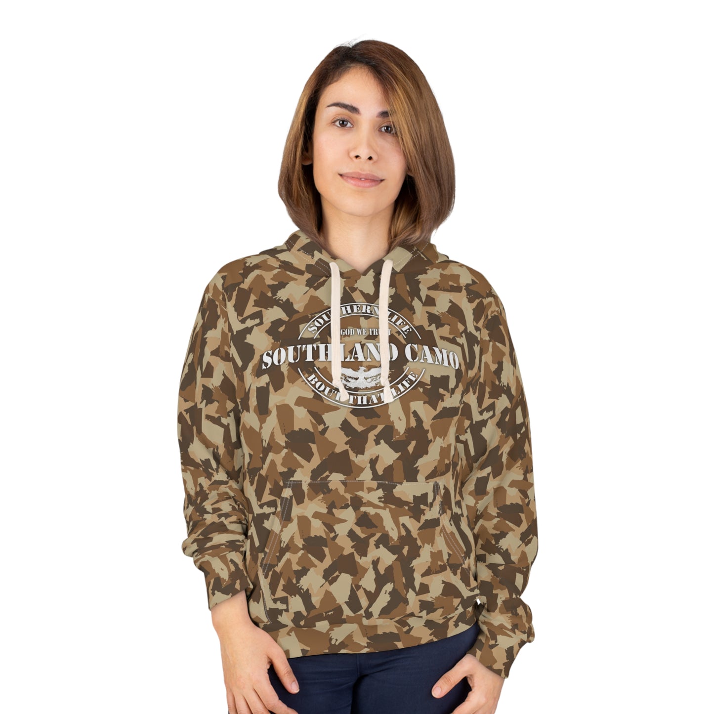 Brown Southland Camo - Pullover Hoodie