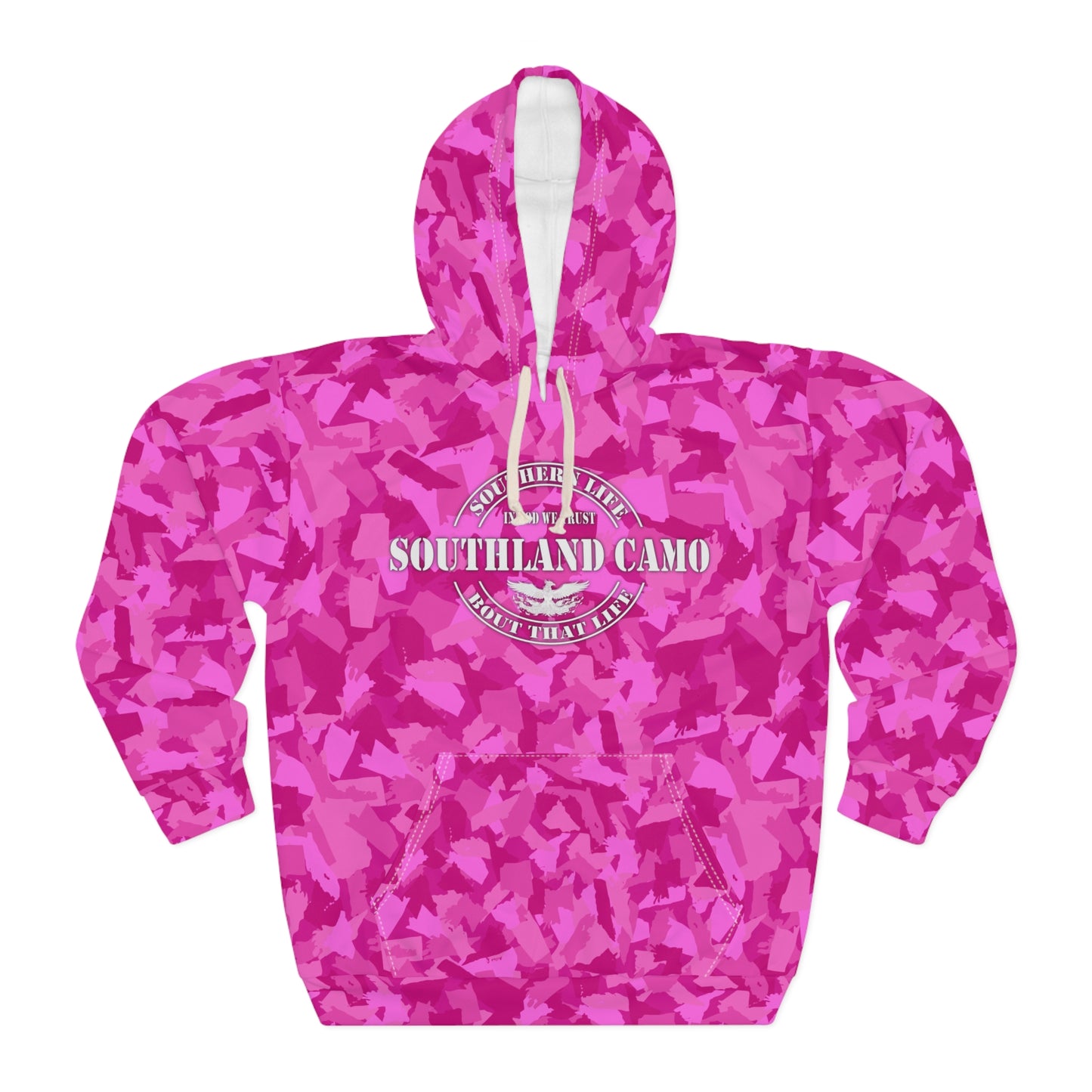 Pink Southland Camo - Pullover Hoodie