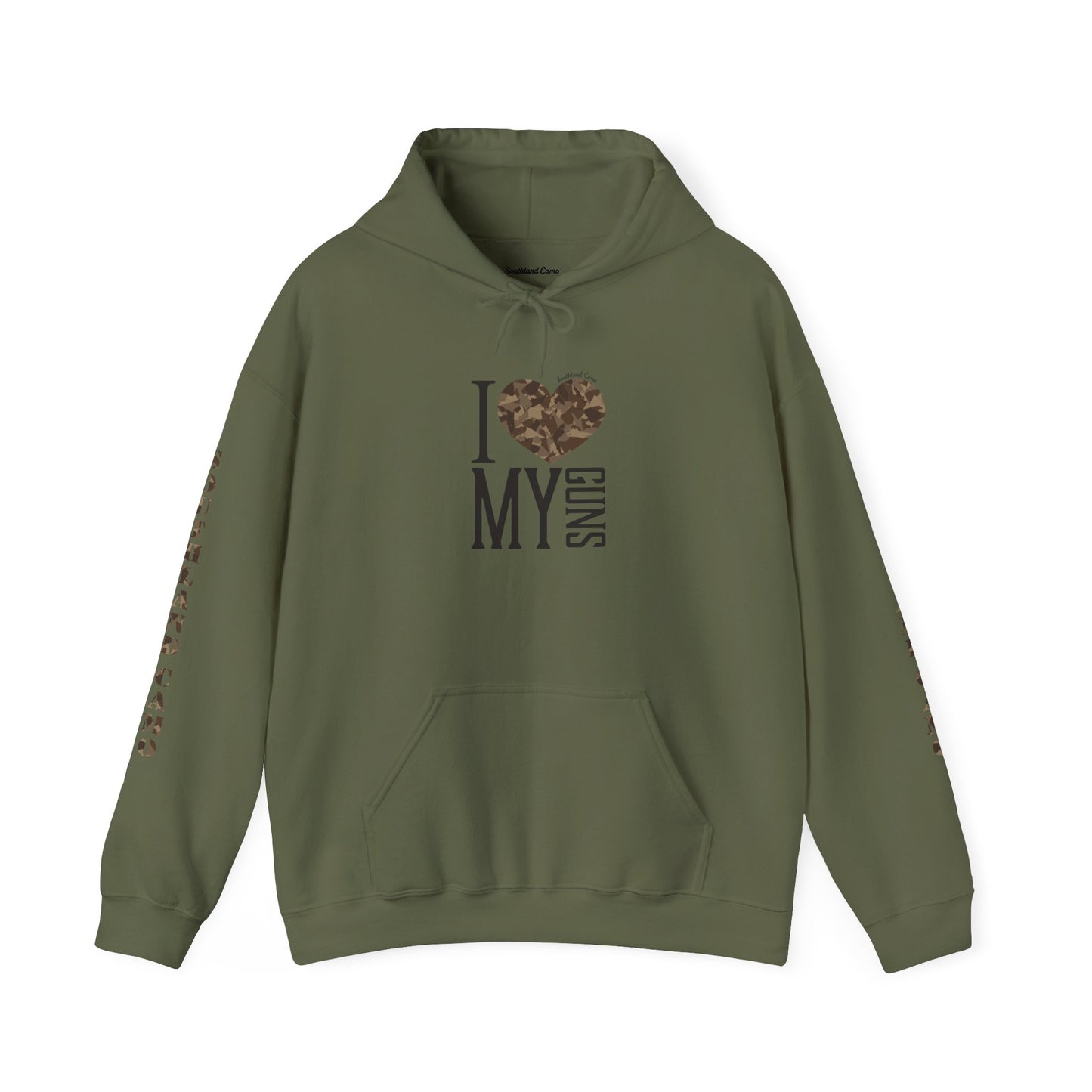 I Heart My Guns Hooded Sweatshirt